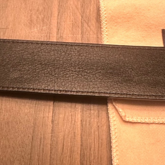 Authentic Louis Vuitton Monogram Belt w/Black Trim Size 85/34 - Picture 10 of 10